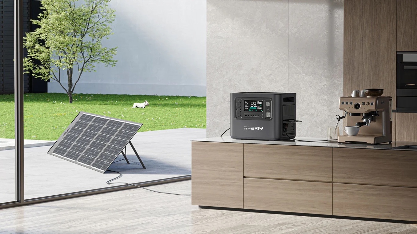AFERIY Solargenerator P110-D - Szenario Kaffeemaschine